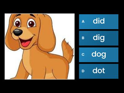 CVC picture/word match