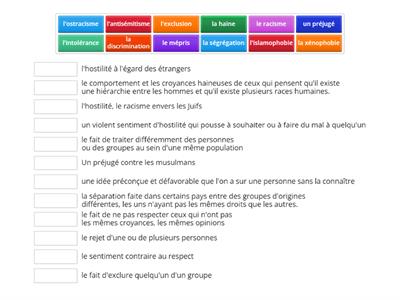 10 mots autour du racisme