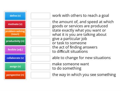 Linguahouse - Vocabulary: Teamwork (A2/B1)  