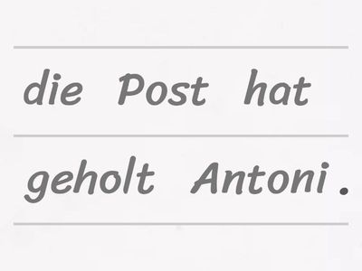 Démêler - Perfekt (Passé composé)