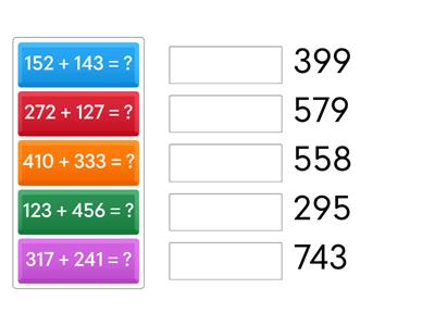 3-Digit Addition without Regrouping
