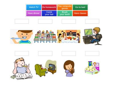 Daily routine - vocabulary
