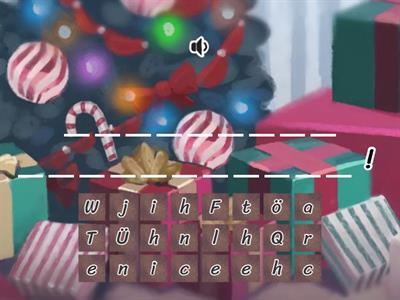 Glückwünsche zu Weihnachten und zu Neuem Jahr