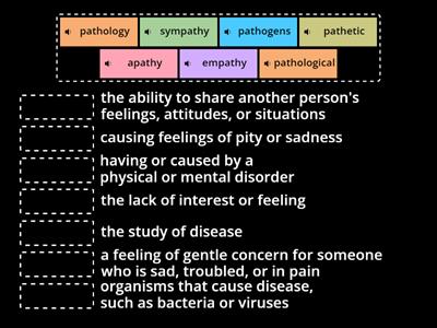 PATH:  Vocabulary Match-up