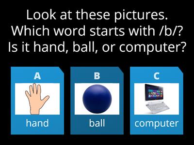 FAST ELA: Imitates and Names Initial Sounds of Common Nouns