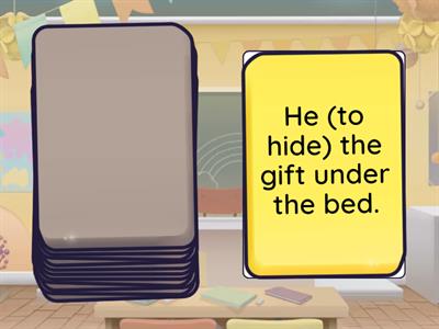 Irregular verbs hang-leave