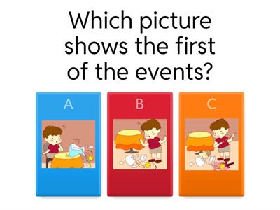 Sequence Events (Quiz Style)