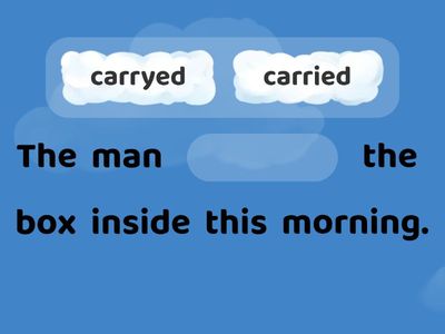 Regular verbs simple past