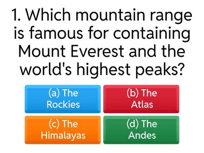 Map SST river, mountain 