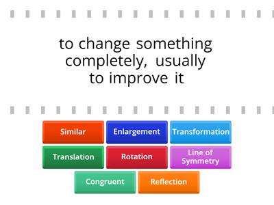 Transformation matching task