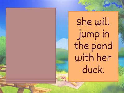 Decodable sentences 1