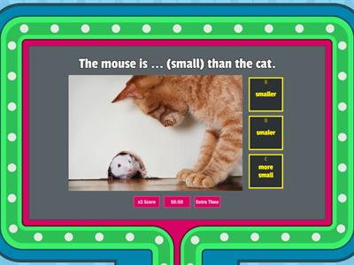  Comparative adjectives
