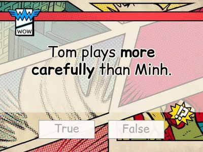 Review.Comparative adverbs