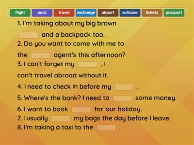 Full Blast 6 Module 2C Travel arrangements 