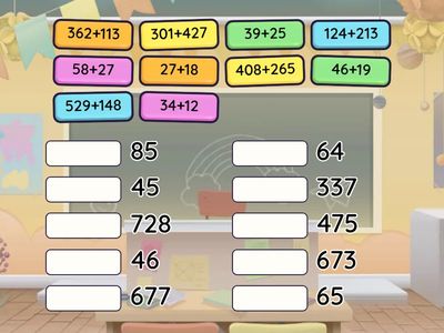 Sumas de 2 y 3 dígitos 