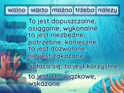 Reguła: można, trzeba, warto