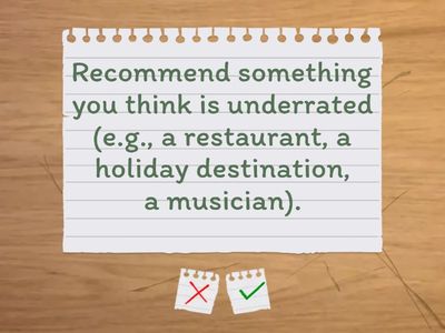 Outcomes Int U 10 L3 speaking