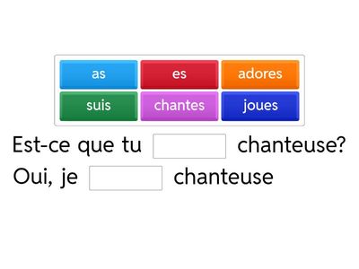 Complétez chaque question et chaque réponse avec une bonne forme du verbe