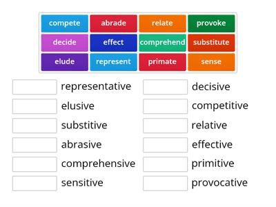 6.4 Matching Related Words Practice #2