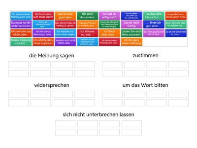 B2 Redemittel fuer die Diskussion