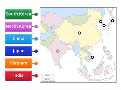 Southeast Asia Political Map 