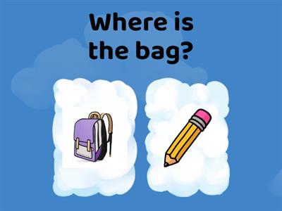 Find the classroom objects - Kinder 3