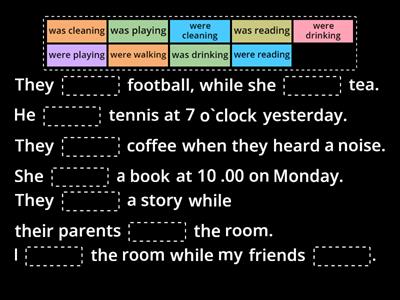 Past_Continuous Missing words #my_teaching_stuff 