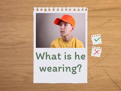 Clothing What is wearing