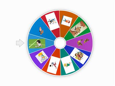 Spin the Wheel (can/can’t verbs)