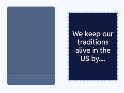 Celebrations conversation cards