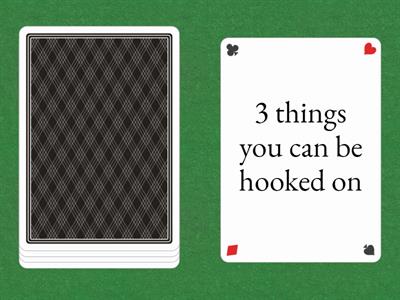 B2 First - Scattergories Habits