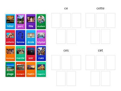 Ce, cet, cette, ces