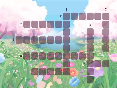   Spring (for primary school)  crossword