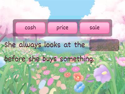 U-10 Vocab: buying
