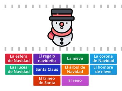 Vocabulario de NAVIDAD 