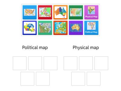 Political Maps vs. Physical Maps