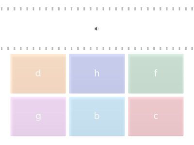 Consonants (b, c, d, f, g, h) audio
