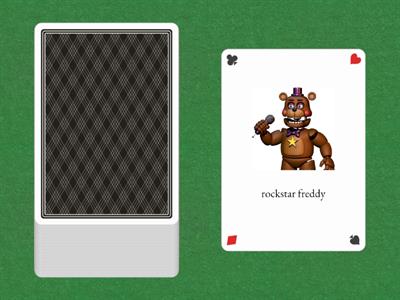 fnaf cards