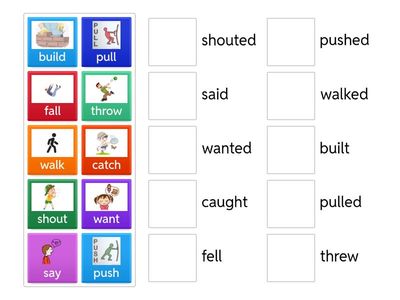 Verbs Matching (present-past) - 2