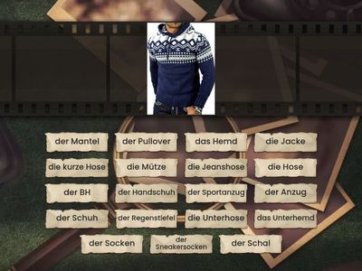 Wortschatz Kleidung MEc01