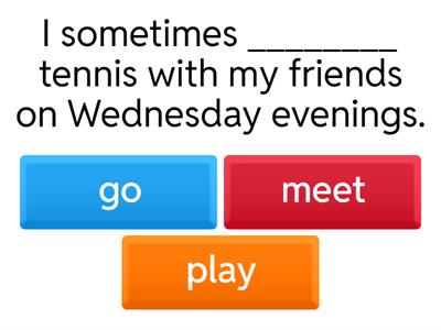 Vocabulary: Progress check unit 7 (Starter level)