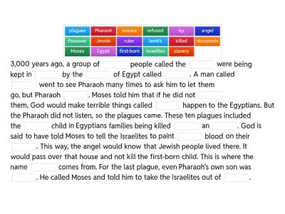 Jewish Festivals [The Passover]