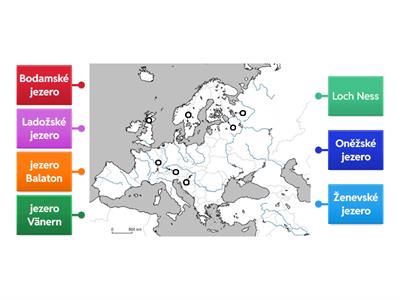 Evropa - jezera