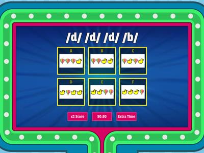 Sound Sequencing- d and b