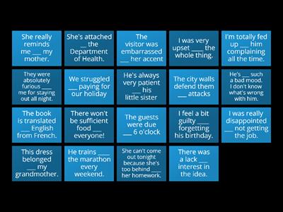 Outcomes Intermediate Prepositions Unit 2