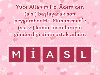 1.İman ve İslam