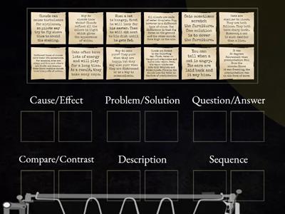 Expository Text Structure Sort