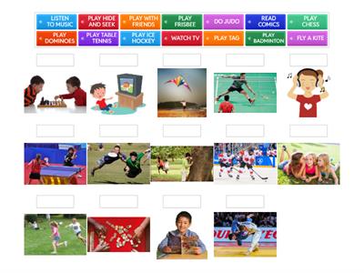 SPORTS, GAMES AND FREE TIME ACTIVITIES