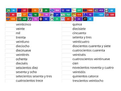  Spanish Numbers 0-1000