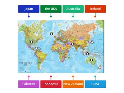 Y7- Natural disasters- map